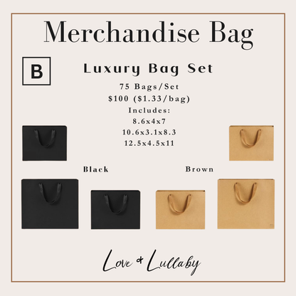 WHOLESALE - Business Merchandise Bags