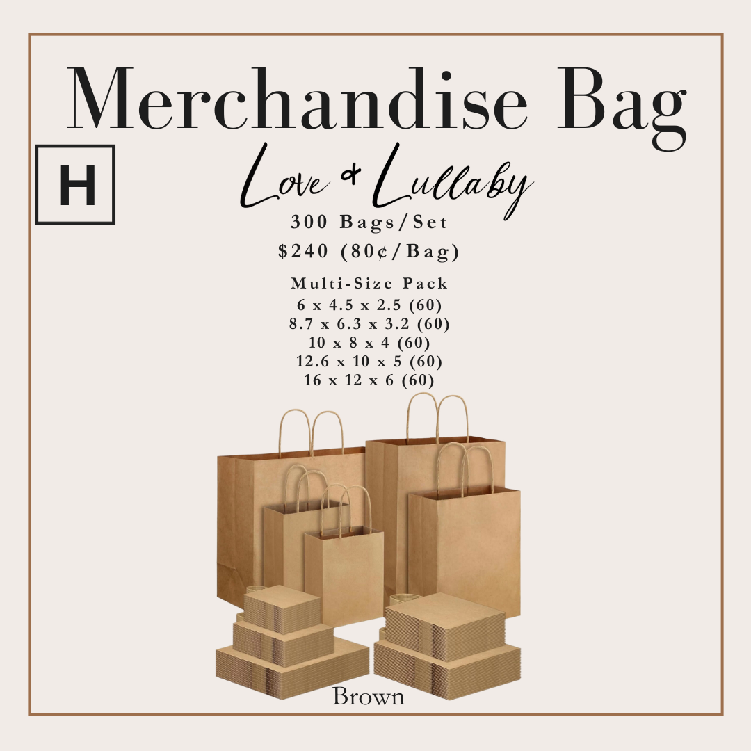 WHOLESALE - Business Merchandise Bags