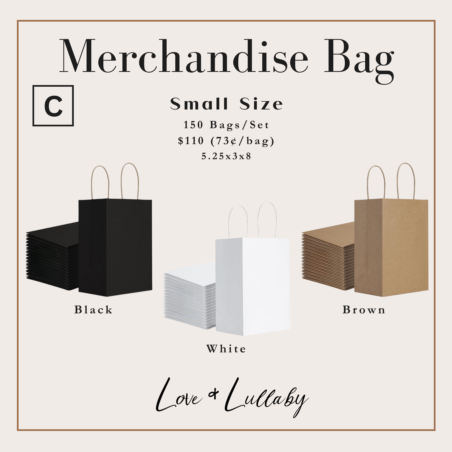 WHOLESALE - Business Merchandise Bags