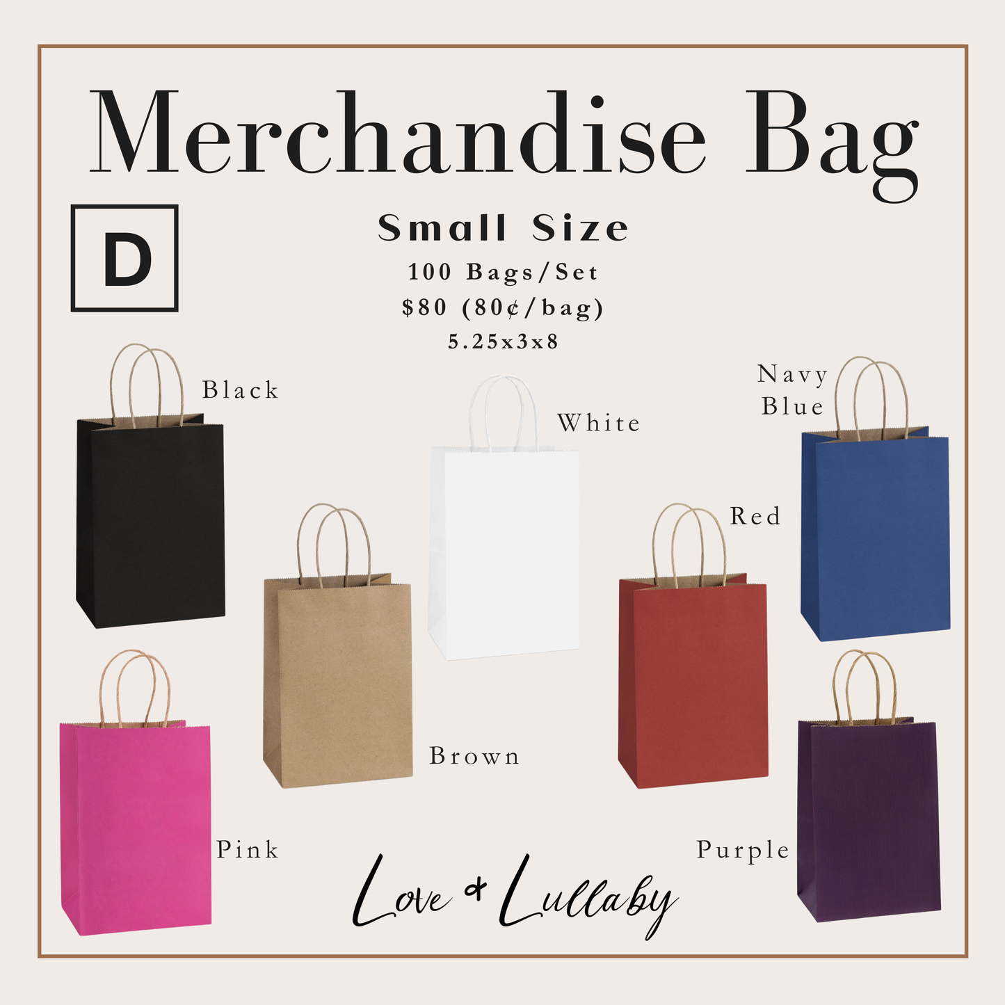 WHOLESALE - Business Merchandise Bags