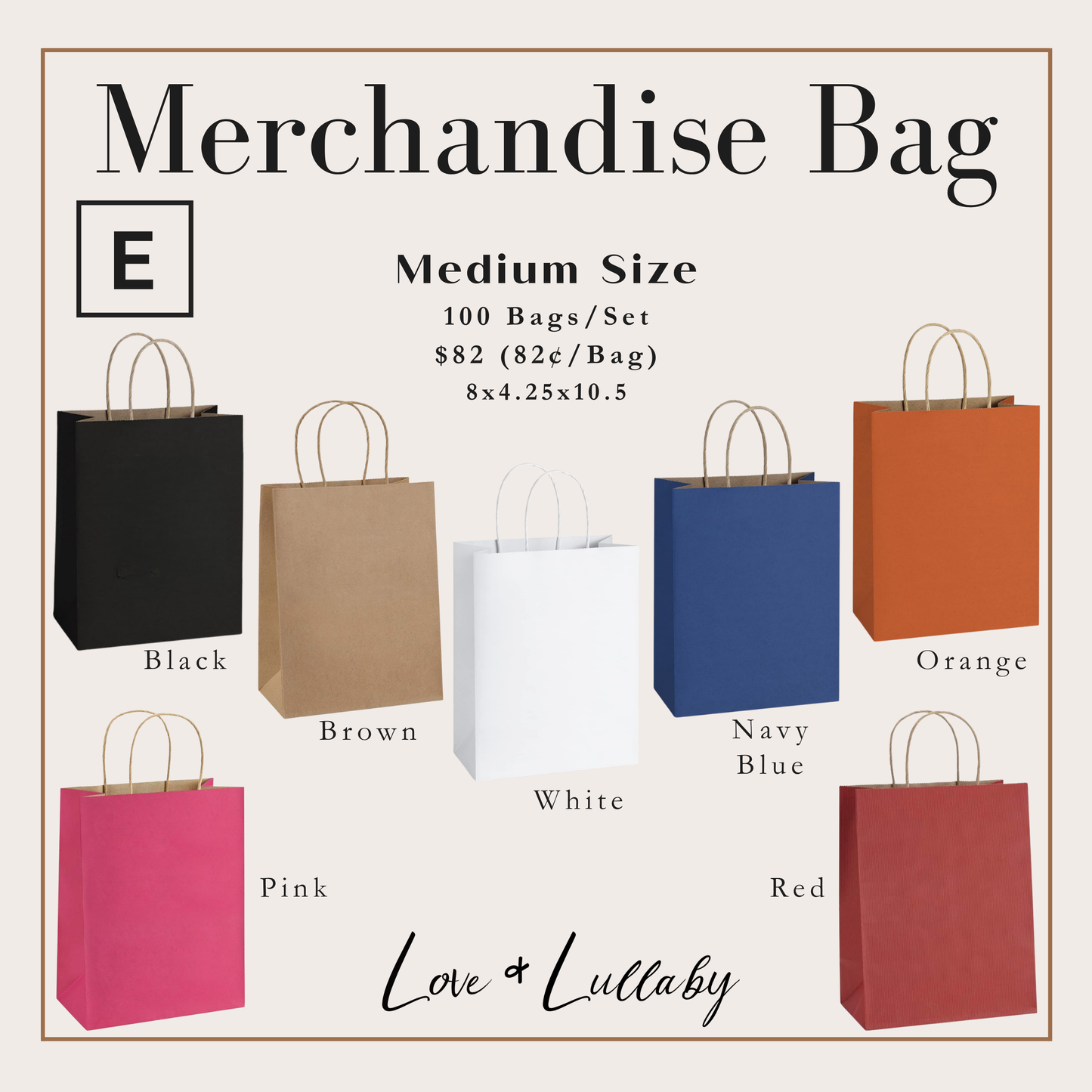 WHOLESALE - Business Merchandise Bags