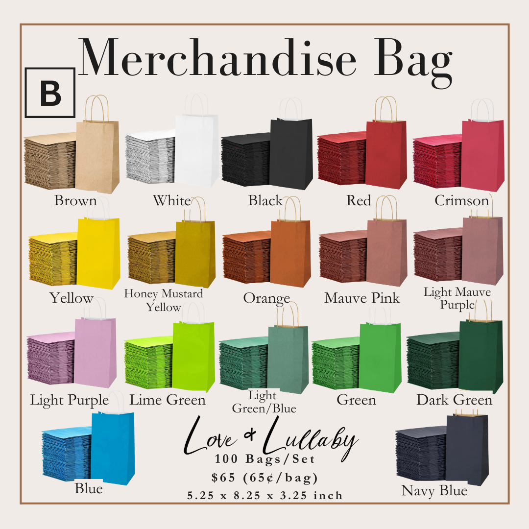 WHOLESALE - Business Merchandise Bags