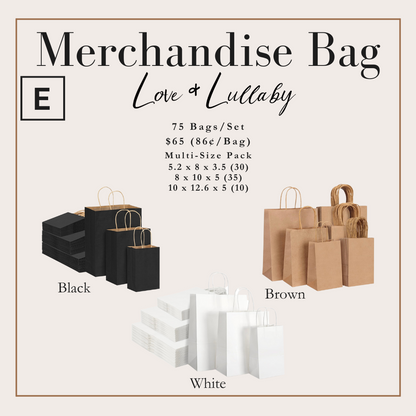 WHOLESALE - Business Merchandise Bags